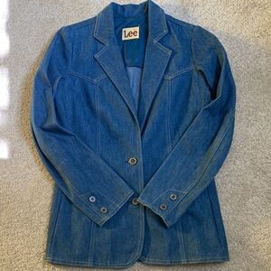 Lee Women's Classic Blue Jean Blazer